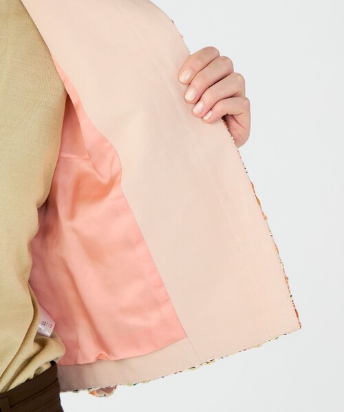 BALLSEY(ボールジィ)の「Orangette ショートジャケット(ノーカラージャケット・レディース・オレンジ系その他・36)」の7枚目の写真