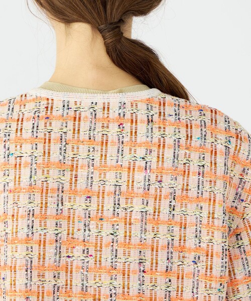 BALLSEY(ボールジィ)の「Orangette ショートジャケット(ノーカラージャケット・レディース・オレンジ系その他・36)」の9枚目の写真
