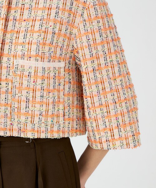 BALLSEY(ボールジィ)の「Orangette ショートジャケット(ノーカラージャケット・レディース・オレンジ系その他・36)」の12枚目の写真
