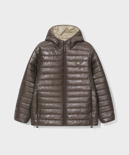 GRUNDEN（グルンデン）の「ライトパファージャケット (ブラウン)（ダウンジャケット/コート・レディース・その他・SMALL/LARGE）」の2枚目の写真