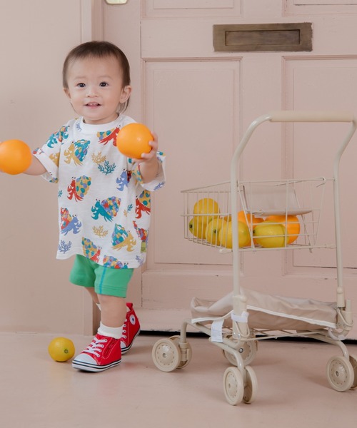 MAKE YOUR DAY(メイクユアデイ)の「無地とボーダーサイクリングパンツ■80~140cm(その他パンツ・キッズ・グリーン/ピンク/ブラック/オフホワイト・80/90/100/110/120/130/140)」の19枚目の写真