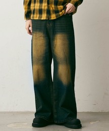 vintage make wide denim / ヴィンテージメイクワイドデニムパンツ