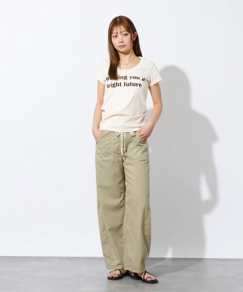 SOMETHING（サムシング）の「【SOMETHING/サムシング】BAKER CURVE LITE / ベイカーカーブライト / ベイカーパンツ（その他パンツ・レディース・ベージュ/カーキ・S/M）」の3枚目の写真