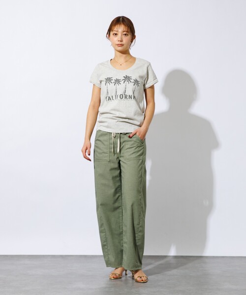 SOMETHING（サムシング）の「【SOMETHING/サムシング】BAKER CURVE LITE / ベイカーカーブライト / ベイカーパンツ（その他パンツ・レディース・ベージュ/カーキ・S/M）」の8枚目の写真