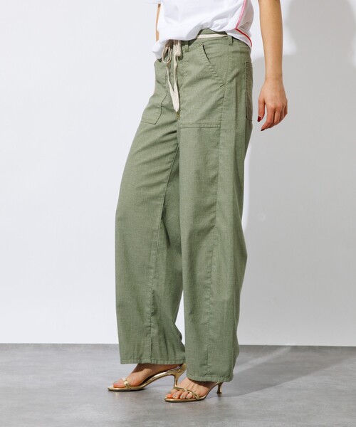 SOMETHING（サムシング）の「【SOMETHING/サムシング】BAKER CURVE LITE / ベイカーカーブライト / ベイカーパンツ（その他パンツ・レディース・ベージュ/カーキ・S/M）」の11枚目の写真