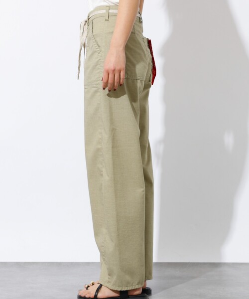 SOMETHING（サムシング）の「【SOMETHING/サムシング】BAKER CURVE LITE / ベイカーカーブライト / ベイカーパンツ（その他パンツ・レディース・ベージュ/カーキ・S/M）」の13枚目の写真