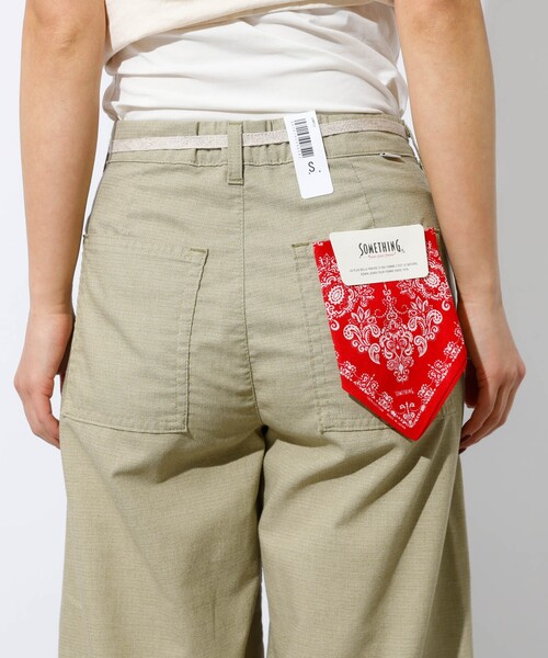 SOMETHING（サムシング）の「【SOMETHING/サムシング】BAKER CURVE LITE / ベイカーカーブライト / ベイカーパンツ（その他パンツ・レディース・ベージュ/カーキ・S/M）」の15枚目の写真