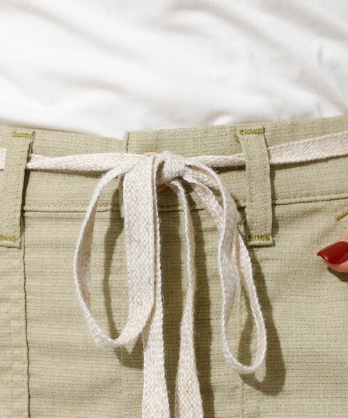 SOMETHING（サムシング）の「【SOMETHING/サムシング】BAKER CURVE LITE / ベイカーカーブライト / ベイカーパンツ（その他パンツ・レディース・ベージュ/カーキ・S/M）」の18枚目の写真