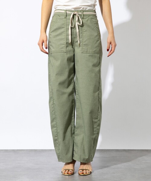 SOMETHING（サムシング）の「【SOMETHING/サムシング】BAKER CURVE LITE / ベイカーカーブライト / ベイカーパンツ（その他パンツ・レディース・ベージュ/カーキ・S/M）」の21枚目の写真