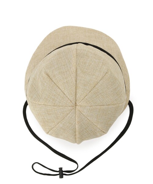 SHOO・LA・RUE（シューラルー）の「リネンライク顔周りすっぽりキャスケット（キャスケット・レディース・ブラック/キャメル/ベージュ系その他7・00）」の4枚目の写真