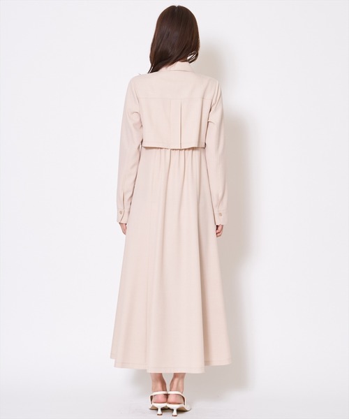 AND COUTURE(アンドクチュール)の「サファリシャツワンピース(ワンピース・レディース・グリーン/ベージュ/チャコールグレー・FREE)」の16枚目の写真