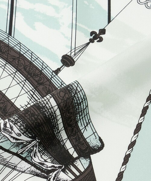 manipuri(マニプリ)の「<manipuri>SILK 88×88 スカーフ 26SS(バンダナ/スカーフ・レディース・ライトグレー/ピンク/ネイビー・FREE)」の6枚目の写真