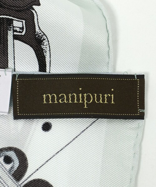manipuri(マニプリ)の「<manipuri>SILK 88×88 スカーフ 26SS(バンダナ/スカーフ・レディース・ライトグレー/ピンク/ネイビー・FREE)」の19枚目の写真
