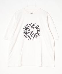 【my beautiful landlet】 SUPIMA COTTON OVERSIZE T-SHIRT - print