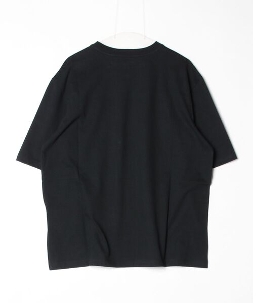 my beautiful landlet(マイビューティフルランドレット)の「【my beautiful landlet】 SUPIMA COTTON OVERSIZE T-SHIRT - print(Tシャツ/カットソー・メンズ・ブラック/ライトブルー/グレー/ライトグレー・0/1)」の5枚目の写真