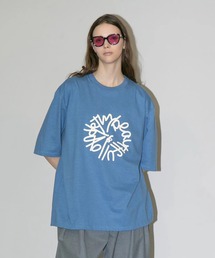 my beautiful landlet（マイビューティフルランドレット）の「【my beautiful landlet】 SUPIMA COTTON OVERSIZE T-SHIRT - print（Tシャツ/カットソー）」