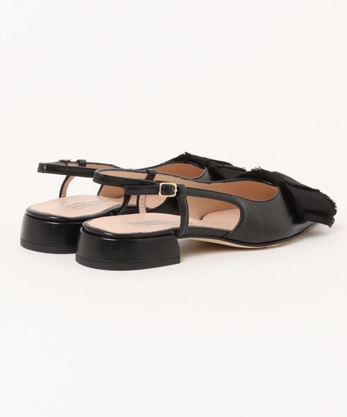 inter-chaussures（インターショシュール）の「【INTER-CHAUSSURES】リボンバックバンドポインテッドパンプス(I61310)（パンプス・レディース・ブラック・39/38/37/36/35）」の2枚目の写真