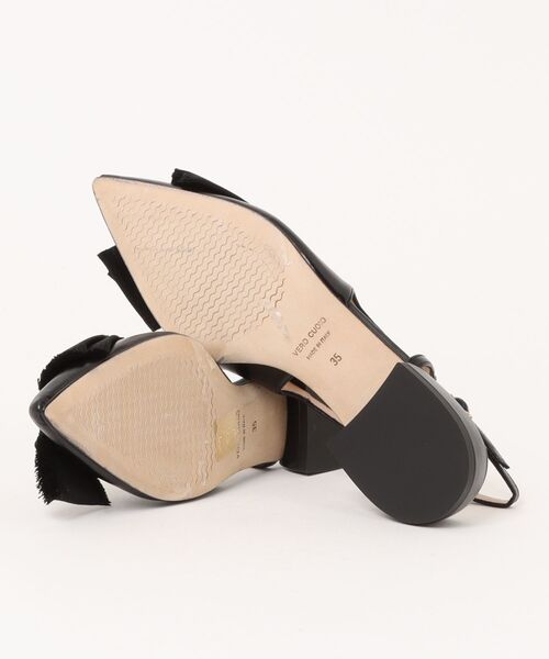 inter-chaussures（インターショシュール）の「【INTER-CHAUSSURES】リボンバックバンドポインテッドパンプス(I61310)（パンプス・レディース・ブラック・39/38/37/36/35）」の3枚目の写真