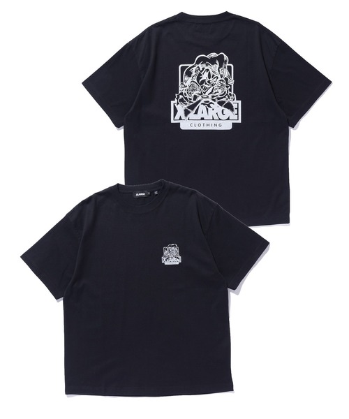 XLARGE(エクストララージ)の「JOKER S/S TEE(Tシャツ/カットソー・メンズ・ホワイト/ネイビー/ブラック・M/L/XL/S)」の2枚目の写真