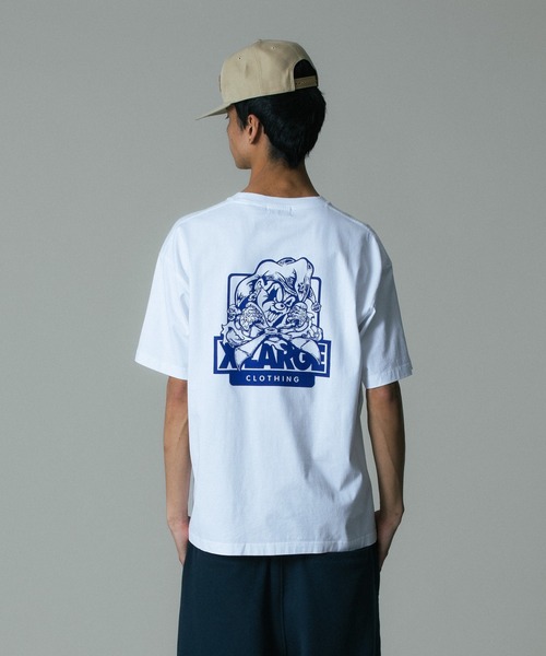XLARGE(エクストララージ)の「JOKER S/S TEE(Tシャツ/カットソー・メンズ・ホワイト/ネイビー/ブラック・M/L/XL/S)」の20枚目の写真