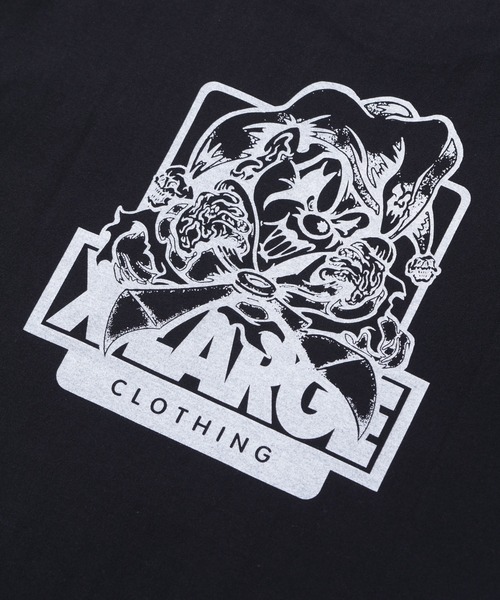 XLARGE(エクストララージ)の「JOKER S/S TEE(Tシャツ/カットソー・メンズ・ホワイト/ネイビー/ブラック・M/L/XL/S)」の17枚目の写真