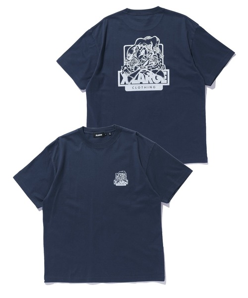 XLARGE(エクストララージ)の「JOKER S/S TEE(Tシャツ/カットソー・メンズ・ホワイト/ネイビー/ブラック・M/L/XL/S)」の9枚目の写真