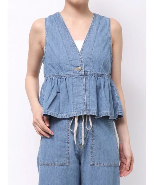 【SOMETHING】PEPLUM 2WAY BUSTIER