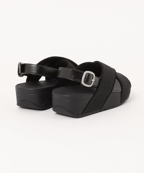 fitflop(フィットフロップ)の「LULU SHIMMERGLITZ BACK-STRAP SANDALS / LULU シマーグリッツ バックストラップ サンダル(サンダル・レディース・ブラック・US5/US6/US7/US8)」の2枚目の写真
