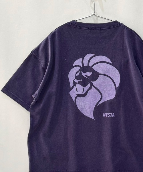 NESTA BRAND(ネスタブランド)の「【NESTA BRAND/ネスタブランド】ピグメント加工 オーバーサイズ Tシャツ(Tシャツ/カットソー・キッズ・ダークグリーン/ブラック/グレー系その他/パープル/チャコール/ネイビー・160/150/140/130/120/110)」の6枚目の写真