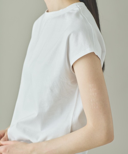 Curensology(カレンソロジー)の「Curensology(カレンソロジー)/ノースリーブプルオーバー(Tシャツ/カットソー・レディース・ホワイト/ライトピンク/ダークブラウン/ブラック/サックスブルー/クリーム/ベージュ/チャコールグレー・FREE)」の20枚目の写真