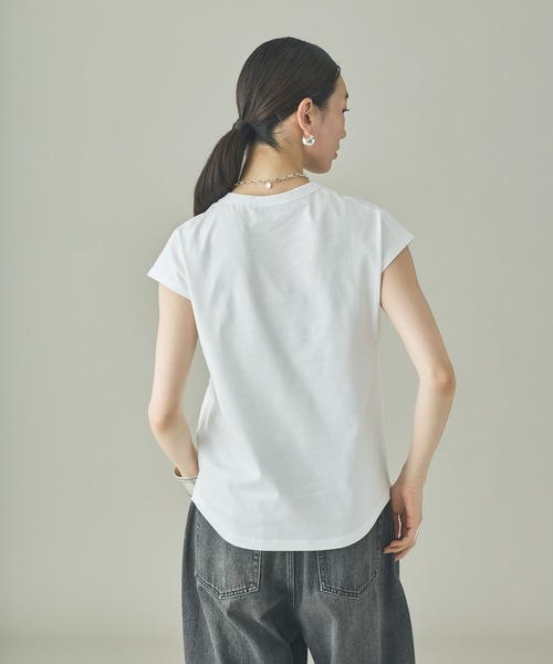 Curensology(カレンソロジー)の「Curensology(カレンソロジー)/ノースリーブプルオーバー(Tシャツ/カットソー・レディース・ホワイト/ライトピンク/ダークブラウン/ブラック/サックスブルー/クリーム/ベージュ/チャコールグレー・FREE)」の15枚目の写真