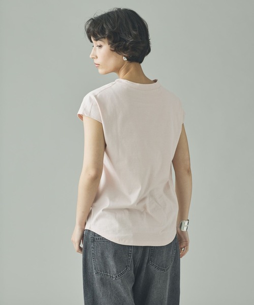Curensology(カレンソロジー)の「Curensology(カレンソロジー)/ノースリーブプルオーバー(Tシャツ/カットソー・レディース・ホワイト/ライトピンク/ダークブラウン/ブラック/サックスブルー/クリーム/ベージュ/チャコールグレー・FREE)」の15枚目の写真