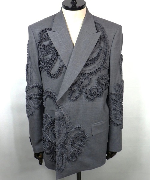 TAAKK（ターク）の「【TAAKK/ターク】Double Breasted Jacket（テーラードジャケット・メンズ・グレー・2）」の8枚目の写真