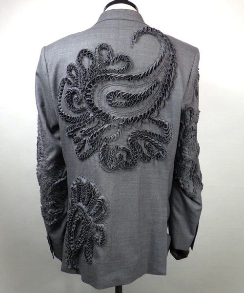 TAAKK（ターク）の「【TAAKK/ターク】Double Breasted Jacket（テーラードジャケット・メンズ・グレー・2）」の4枚目の写真