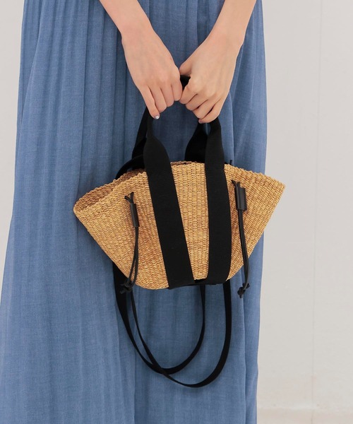 MUUN（ムーニュ）の「MUUN / MINI SO(ミニ エスオー)（かごバッグ・レディース・ナチュラル・FREE）」の2枚目の写真