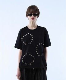 seyto（セイト）の「3way reversible eyelet design tee / 3ウェイリバーシブルアイレットデザインT（Tシャツ/カットソー）」