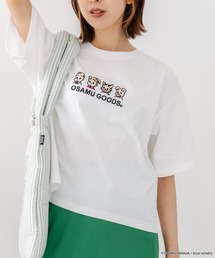 【CONVERSE/コンバース】【着るだけでコーディネートの主役に!】CONVERSE×OSAMUGOODS 天竺 フロントキャラクター刺繍Tシャツ カジュアル レトロポップ ギフト