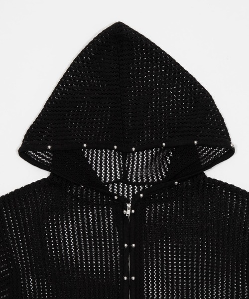 dispark（ディスパーク）の「DISPARK/【26年春夏新作】スタッズメッシュパーカー（パーカー・レディース・ブラック/ブラウン・FREE）」の14枚目の写真