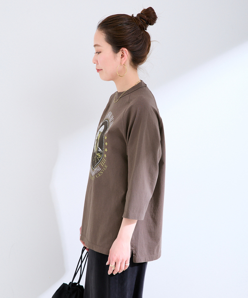GOOD ROCK SPEED（グッドロックスピード）の「GOOD ROCK SPEED / グッドロックスピード GS ORIGINAL 7/S Tshirts（Tシャツ/カットソー・レディース・ブラウン/チャコールグレー・FREE）」の13枚目の写真