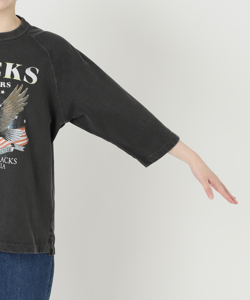 GOOD ROCK SPEED（グッドロックスピード）の「GOOD ROCK SPEED / グッドロックスピード GS ORIGINAL 7/S Tshirts（Tシャツ/カットソー・レディース・ブラウン/チャコールグレー・FREE）」の19枚目の写真