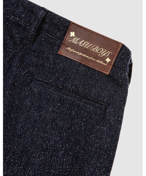 MASU(エムエーエスユー)の「MB NEP WIDE TROUSERS(その他パンツ・メンズ・インディゴブルー/ブラウン・44/46)」の7枚目の写真