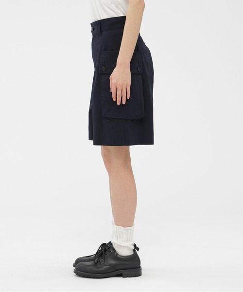 MHL.（エムエイチエル）の「WASHED COTTON NYLON RIPSTOP（その他パンツ・レディース・ネイビー・2/1）」の4枚目の写真