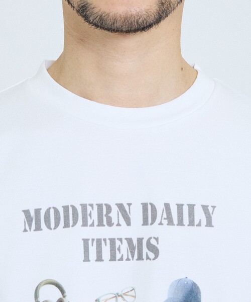 ABAHOUSE GRAY（アバハウスグレイ）の「【ESSENTIALS】 半袖Tシャツ（Tシャツ/カットソー・メンズ・カーキ/イエロー・46/48）」の7枚目の写真