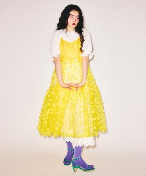 Candy Stripper（キャンディストリッパー）の「BIG COLLAR トップス（Tシャツ/カットソー・レディース・ブラック/オフホワイト/ピンク・FREE）」の12枚目の写真