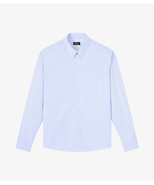 A.P.C.(アーペーセー)の「CHEMISE NEW GREG(シャツ/ブラウス・メンズ・ネイビー・S/XS/M/L)」の1枚目の写真
