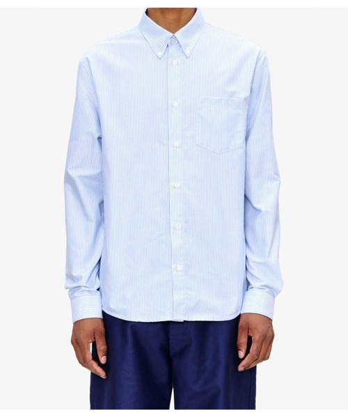 A.P.C.(アーペーセー)の「CHEMISE NEW GREG(シャツ/ブラウス・メンズ・ネイビー・S/XS/M/L)」の4枚目の写真
