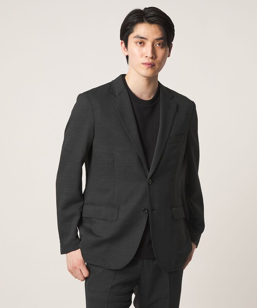 A DAY IN THE LIFE UNITED ARROWS(アデイインザライフユナイテッドアローズ)の「リネンライク スラブツイル 2ボタンジャケット-セットアップ対応・マシンウォッシャブル-<A DAY IN THE LIFE>(テーラードジャケット・メンズ・ベージュ/ダークグレー/ロイヤルブルー・L/M/S/XL)」の4枚目の写真