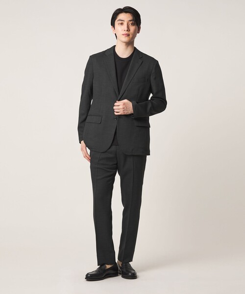 【BEIGE】リネンライク スラブツイル 2ボタンジャケット-セットアップ対応・マシンウォッシャブル-<A DAY IN THE LIFE> UNITED ARROWS LTD. OUTLET｜リネンライク スラブツイル 2ボタン