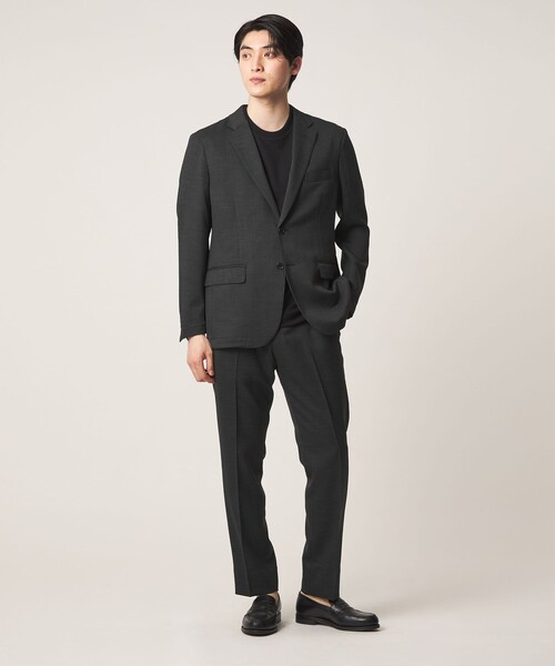 A DAY IN THE LIFE UNITED ARROWS(アデイインザライフユナイテッドアローズ)の「リネンライク スラブツイル 2ボタンジャケット-セットアップ対応・マシンウォッシャブル-<A DAY IN THE LIFE>(テーラードジャケット・メンズ・ベージュ/ダークグレー/ロイヤルブルー・L/M/S/XL)」の6枚目の写真