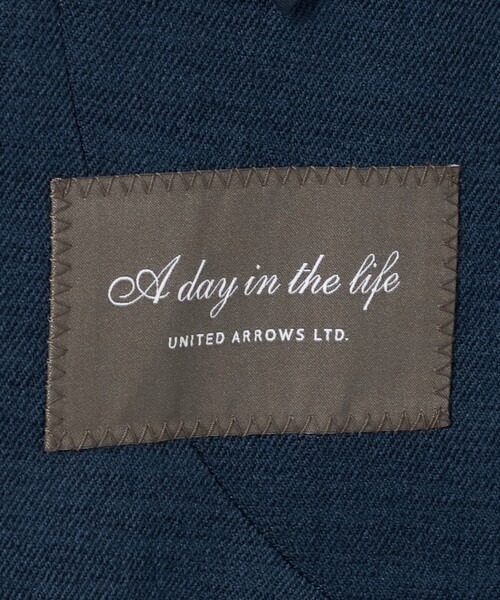 A DAY IN THE LIFE UNITED ARROWS(アデイインザライフユナイテッドアローズ)の「リネンライク スラブツイル 2ボタンジャケット-セットアップ対応・マシンウォッシャブル-<A DAY IN THE LIFE>(テーラードジャケット・メンズ・ベージュ/ダークグレー/ロイヤルブルー・L/M/S/XL)」の22枚目の写真
